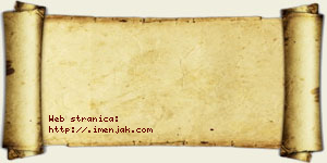 Isidora Klincov vizit kartica